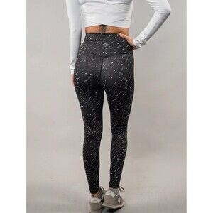 Til You Collapse Effortless Classic Leggings black white polka dot xxs xs